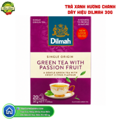 TRÀ XANH HƯƠNG CHANH DÂY HIỆU DILMAH 30g