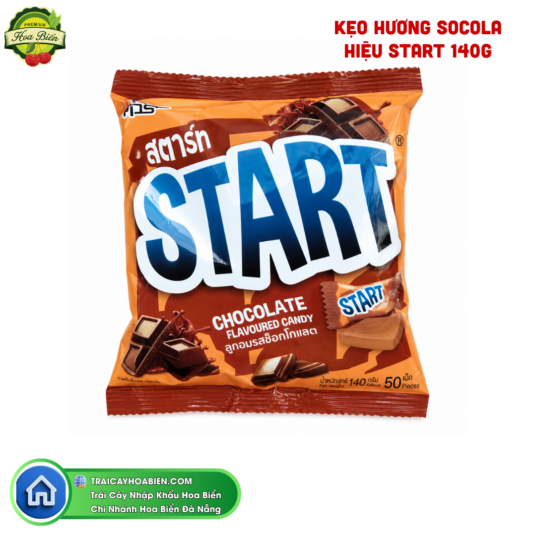 Trái cây Hoa Biển KẸO HƯƠNG SOCOLA HIỆU START 140G