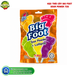 KẸO TRÁI CÂY BIG FOOT SOUR POWER 72G