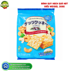 BÁNH QUY HẠCH QUẢ HẠT ĐIỀU WEISIEL 308G