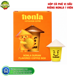 HỘP CÀ PHÊ VỊ SẦU RIÊNG NONLA 1 VIÊN