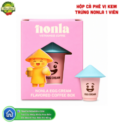 HỘP CÀ PHÊ VỊ KEM TRỨNG NONLA 1 VIÊN
