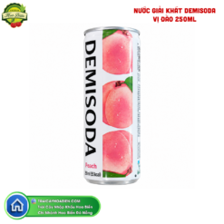 NƯỚC GIẢI KHÁT DEMISODA VỊ ĐÀO 250ML