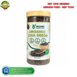 HẠT CHIA ORGANIC GARDEN FOOD - hộp 700g