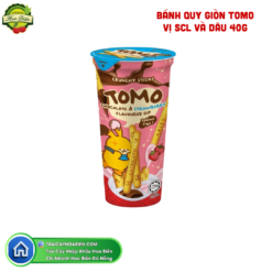 BÁNH QUY GIÒN TOMO VỊ SCL VÀ DÂU 40G