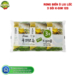 RONG BIỂN Ô LIU LỐC 3 GÓI K-GIM 12G