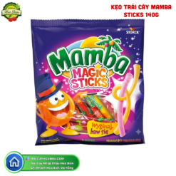 KẸO TRÁI CÂY MAMBA STICKS 140G