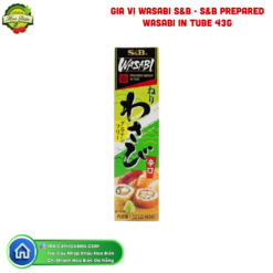 GIA VỊ WASABI S&B - S&B PREPARED WASABI IN TUBE 43G