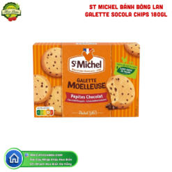ST MICHEL BÁNH BÔNG LAN GALETTE SOCOLA CHIPS 180GL