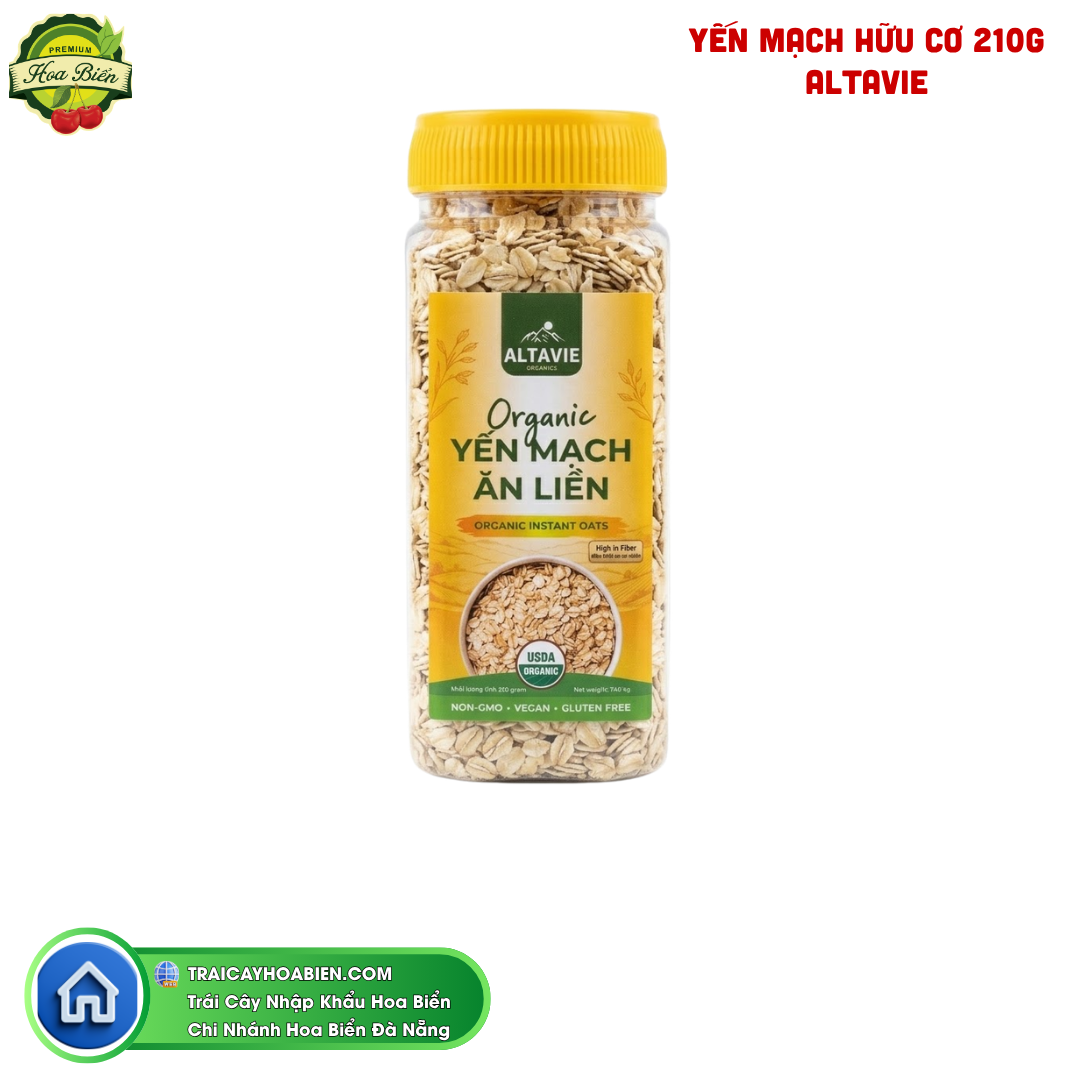 Trái cây Hoa Biển YẾN MẠCH HỮU CƠ 210G ALTAVIE