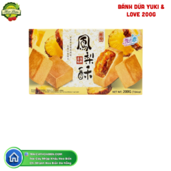 BÁNH DỨA YUKI & LOVE 200G