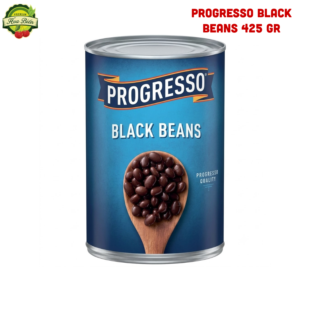 Trái cây Hoa Biển PROGRESSO BLACK BEANS 425 GR