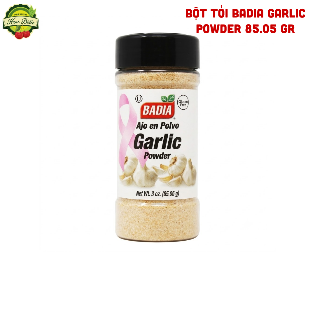 Trái cây Hoa Biển BỘT TỎI BADIA GARLIC POWDER 85.05 GR