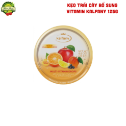 KẸO TRÁI CÂY BỔ SUNG VITAMIN KALFANY 125G