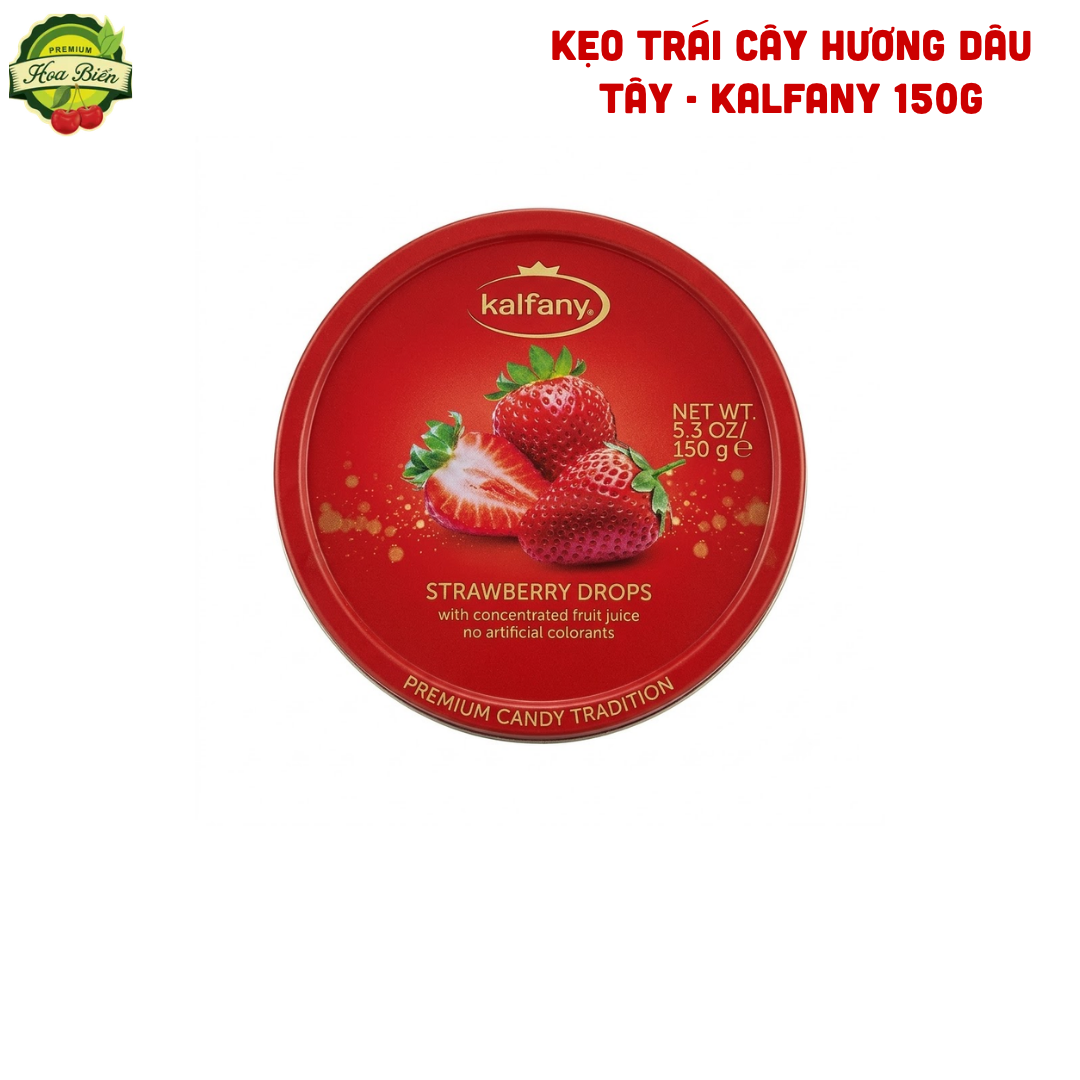 Trái cây Hoa Biển KẸO TRÁI CÂY HƯƠNG DÂU TÂY - KALFANY 150G