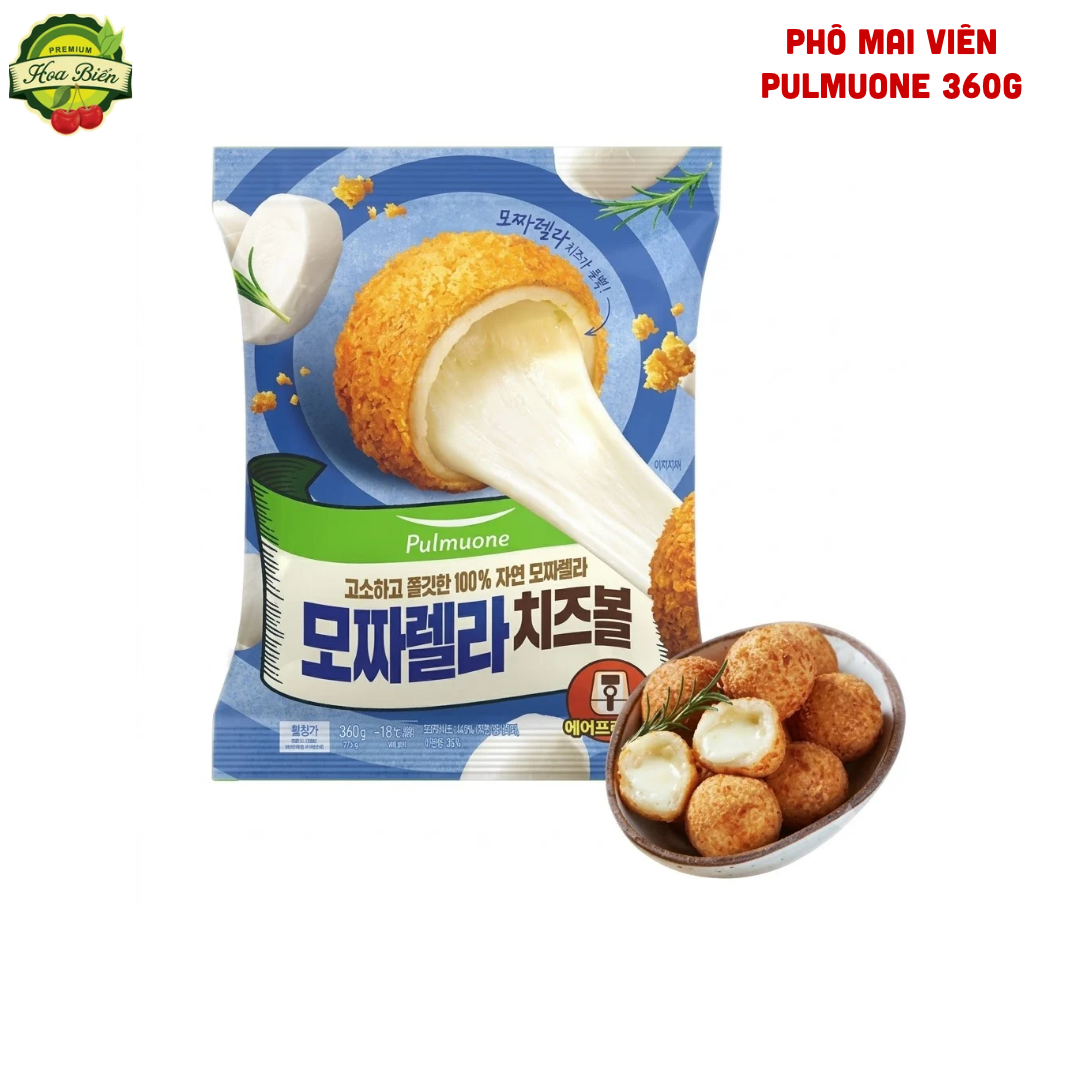 Trái cây Hoa Biển PHÔ MAI VIÊN PULMUONE 360G