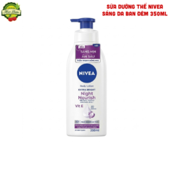SỮA DƯỠNG THỂ NIVEA SÁNG DA BAN ĐÊM 350ML