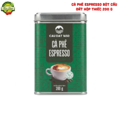 CÀ PHÊ ESPRESSO BỘT CẦU ĐẤT HỘP THIẾC 200 G