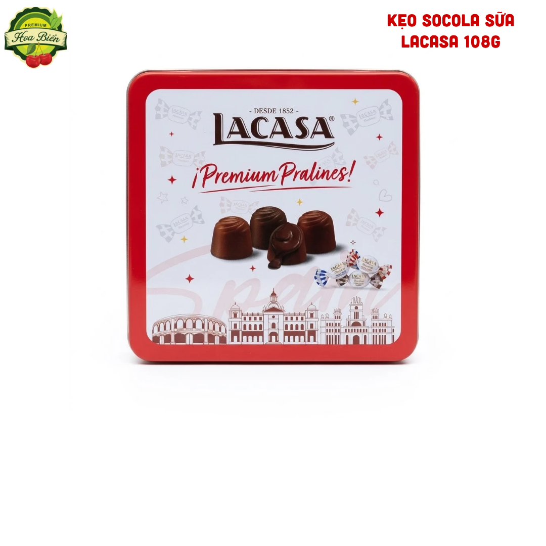 Trái cây Hoa Biển KẸO SOCOLA SỮA LACASA 108G