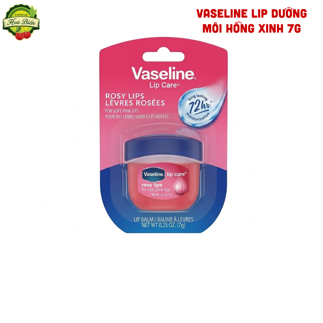 Trái cây Hoa Biển VASELINE LIP DƯỠNG MÔI HỒNG XINH 7G
