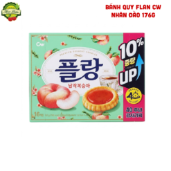 BÁNH QUY FLAN CW NHÂN ĐÀO 176G