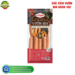 XÚC XÍCH VƯỜN BIA 500G 10C