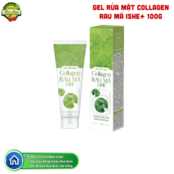 GEL RỬA MẶT COLLAGEN RAU MÁ ISHE+ 100G