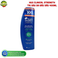 H&S CLINICAL STRENGTH TRỊ GÀU DA ĐẦU DẦU 400ML