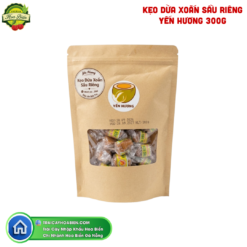 KẸO DỪA XOẮN SẦU RIÊNG YẾN HƯƠNG 300G