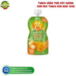 THẠCH UỐNG TRÁI CÂY HƯƠNG XOÀI MIX THẠCH DỪA BIOK 100G