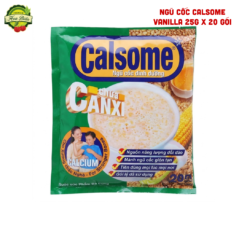 NGŨ CỐC CALSOME VANILLA 25g x 20 GÓI