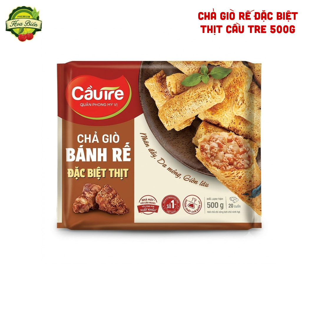 Trái cây Hoa Biển CHẢ GIÒ RẾ ĐẶC BIỆT THỊT CẦU TRE 500G