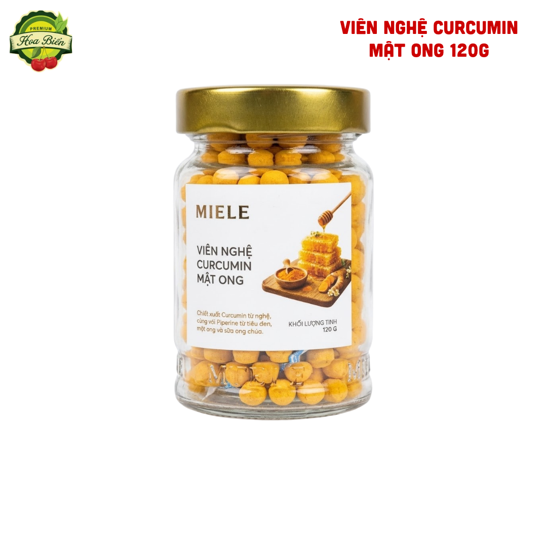 Trái cây Hoa Biển VIÊN NGHỆ CURCUMIN MẬT ONG 120G