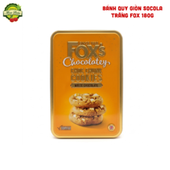 BÁNH QUY GIÒN SOCOLA TRẮNG FOX 180G