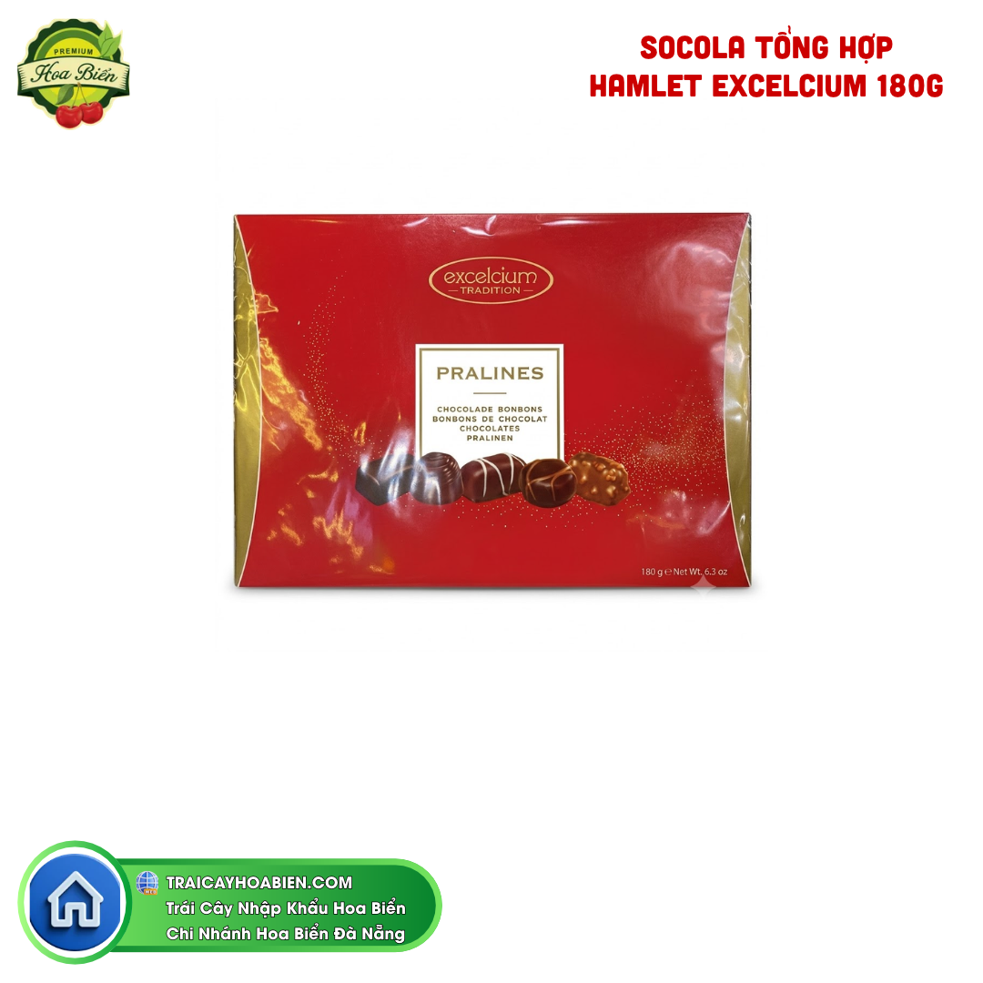 Trái cây Hoa Biển SOCOLA TỔNG HỢP HAMLET EXCELCIUM 180G