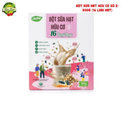 BỘT SỮA HẠT HỮU CƠ SỐ 2-300G (16 LOẠI HẠT)