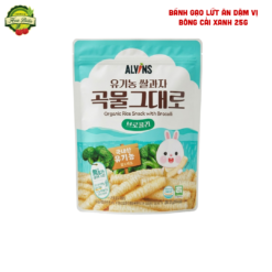 BÁNH GẠO LỨT ĂN DẶM VỊ BÔNG CẢI XANH 25G